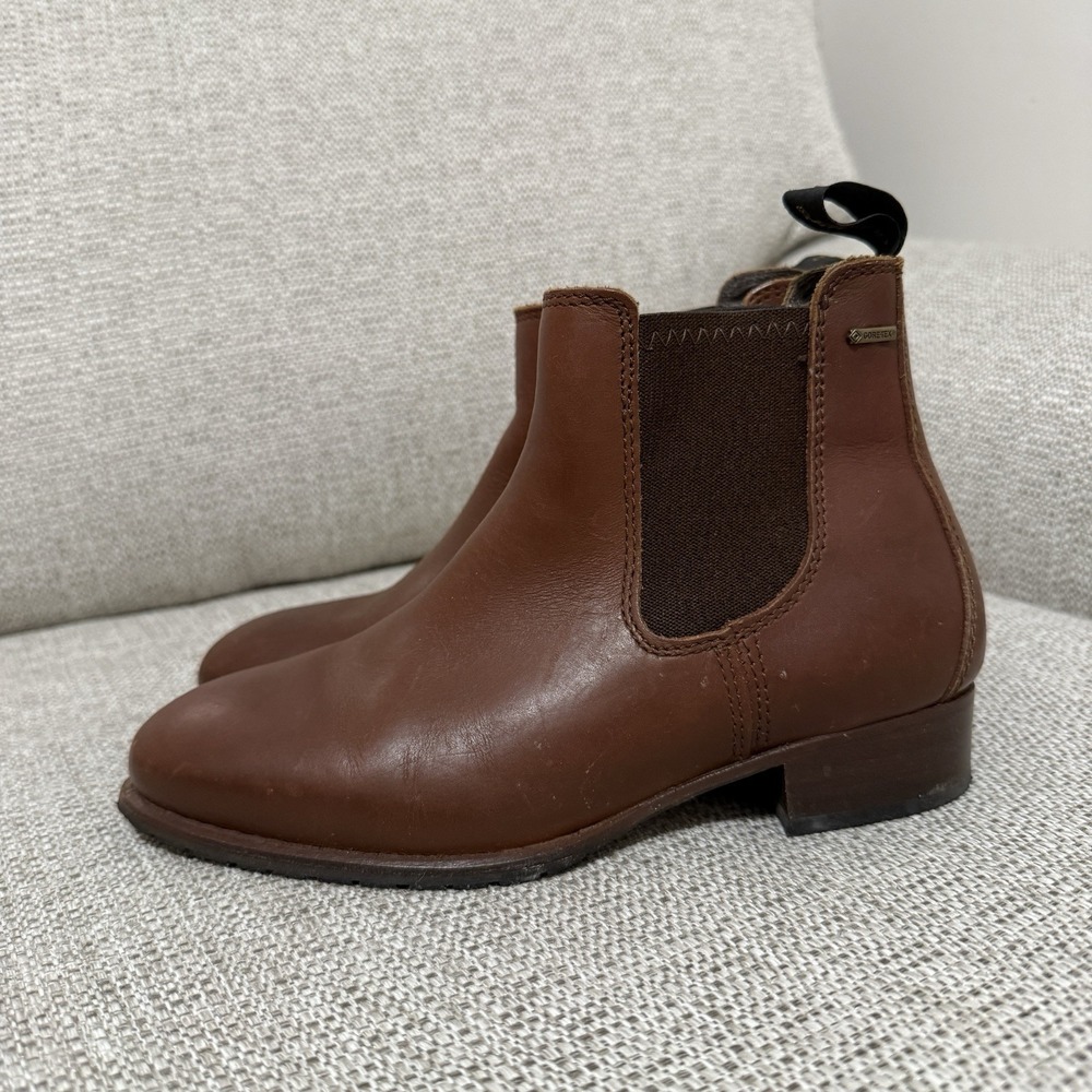 Dubarry of Ireland Brown Leather Cork Chelsea Boot Size 37